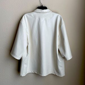Leather Button Up